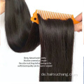 Gebrauchshaar 32 34 36 38 40 Zoll Straight Human Hair Webbündel jungfräuliche brasilianische Haarerweiterung